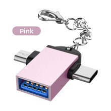 OTG Converter USB 3.0 to Micro USB and Type-C 1 Pack