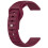 Silicone Watch Band Sweat-Resistant Solid Color 20mm 1