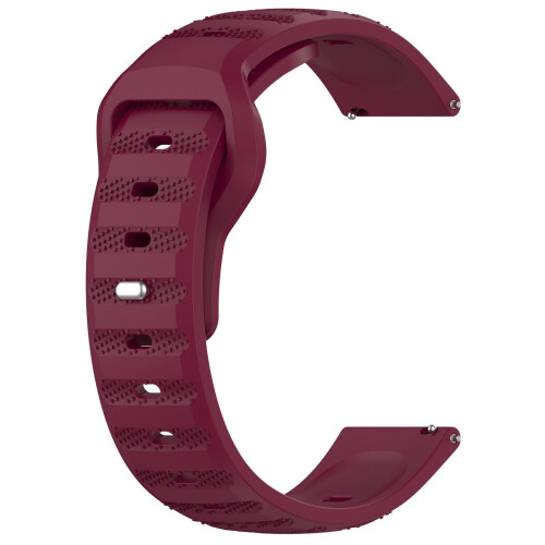 Silicone Watch Band Sweat-Resistant Solid Color 20mm