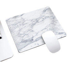 Marble Round Mouse Pad Waterproof Lycra Cloth 1 Pack