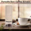 Portable Burr Coffee Grinder Black 38 Settings LCD USB 2