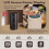 Portable Burr Coffee Grinder Black 38 Settings LCD USB 3