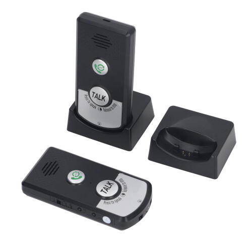LSASHOP Wireless Intercom Unit Black 2 Pack 1