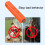 Ultrasonic Dog Bark Trainer Handheld Orange 3