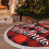 Christmas tree skirt plaid 48 inch 8