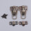 Retro box latches with padlock hole 2 pcs 3