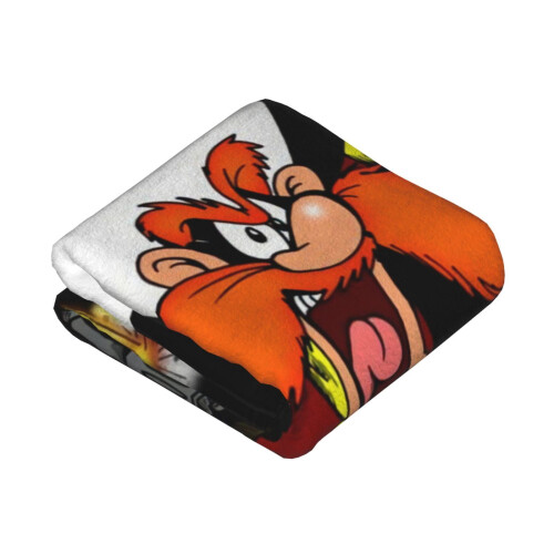 Yosemite Sam plush throw blanket 80" x 60" 1