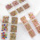 Pink Nail Rhinestones Box with 6 Grids 8