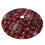 Christmas Tree Skirt Plaid 48 Inch Thick Rustic Decor 2
