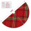 Christmas Tree Skirt Plaid 48 Inch 5
