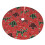 Christmas Tree Skirt Plaid 36 Inch Thick Rustic Holiday 3