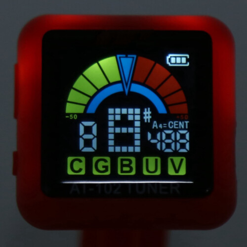 Guitar Tuner Clip-On Rechargeable with LCD Display 1 Pack 1