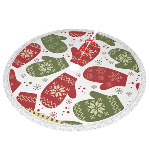 Christmas Tree Skirt 36 Inch Rustic Holiday Decor 1