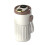 (white) LED Temperature Display Coffee Mug Stainless Steel 1