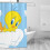 Bugs Bunny shower curtain polyester waterproof 72x72 inches 8