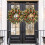 Autumn Teardrop Wreath with Pumpkins Berries and Maple 5