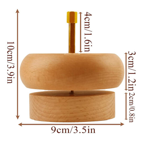 Wooden Bead Spinner Holder for Jewelry Making 1