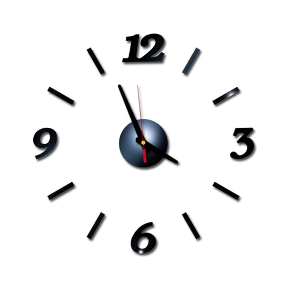 3D Diy Roman Numeral Wall Clock Acrylic Mirror Sticker 946140864044