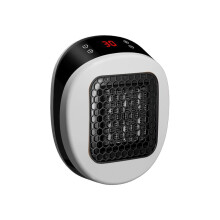 Ceramic Heater Wall-Mounted 600W with Thermostat Timer LED