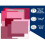 LOVEVER scrapbooking paper pack red purple 12pcs 7