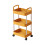 Livrdious rolling storage cart plastic 3-tier 2