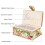 Rose Red Grid Sewing Basket with Removable Tray and Pin 2