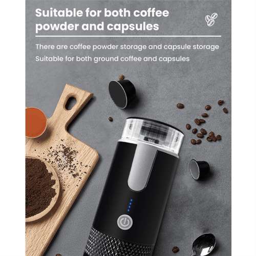 Portable Wireless Coffee Maker with Built-in Battery 1
