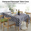 Black and White Checkered Tablecloth 5555 inch 2