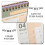 Spiral Binding Desk Calendar Office Year Calendar 5