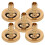 Metal incense cone holder rack 5 pcs 2
