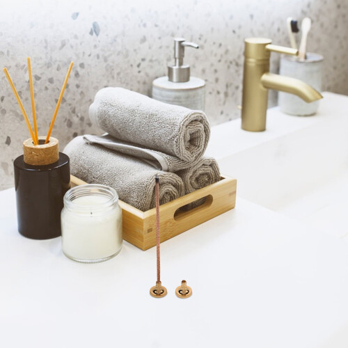 Metal incense cone holder rack 5 pcs 2