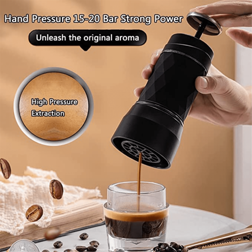 Portable espresso machine white 2