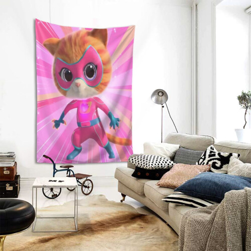 Superkitties tapestry wall hanging 90" x 60" 1
