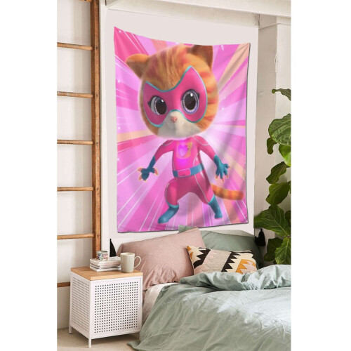 Superkitties tapestry wall hanging 90" x 60" 2