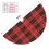 Christmas Tree Skirt Plaid 48 Inch Thick Rustic Decor 5
