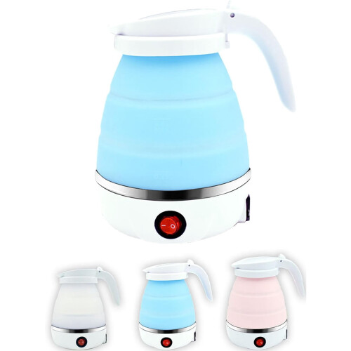 Elmyse portable electric kettle 0.6L foldable travel