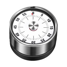 Mechanical Kitchen Timer 60-Minute Stainless Steel