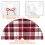 Christmas Tree Skirt Plaid 48 Inch Thick Rustic Holiday 6