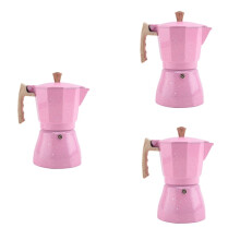 Moka Coffee Maker Italian Stovetop 300ml Pink