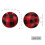Christmas wooden beads 15mm 60 pcs 4
