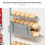 Egg Holder for Fridge Gray 2-Tier Foldable Organizer 7