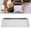 Stainless Steel Rectangular Serving Tray Silver 7