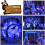 LNKOO solar string lights blue 66 ft 200 LED 3