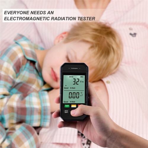 TOOLTOP 3 Inches Electromagnetic Radiation Tester EMF Meter Mobile Electromagnetic Radiation Detectors 1