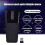 Wireless Mouse 2.4GHz Foldable Arc Design Black 8