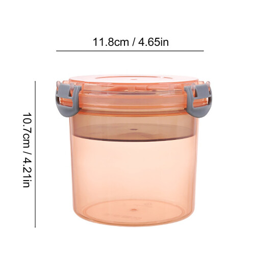 Pedty breakfast oatmeal cup for soy milk and yogurt, 2