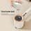 Portable mini iron and garment steamer beige 3