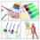 LNKOO kids paint brushes washable sponge set 48 pcs 3
