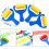LNKOO kids paint brushes washable sponge set 48 pcs 6