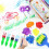 LNKOO kids paint brushes washable sponge set 48 pcs 7
